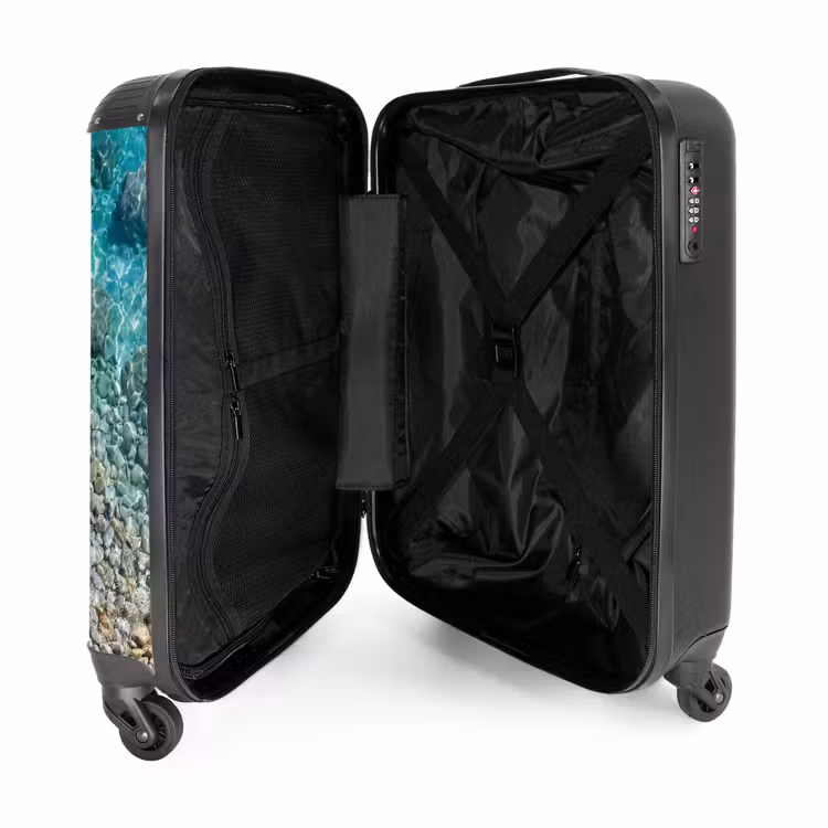 Suitcase - Water - Pebbles - Nature - Lively - Turquoise — 5