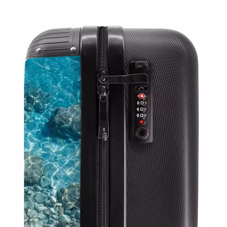 Suitcase - Water - Pebbles - Nature - Lively - Turquoise — 6