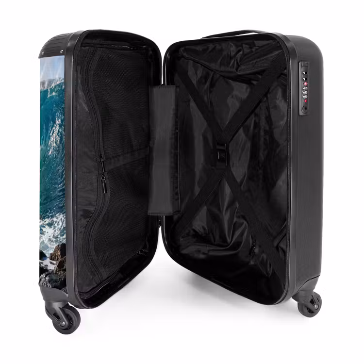 Suitcase - Wave - Ocean - Breaking - Water - Blue — 5