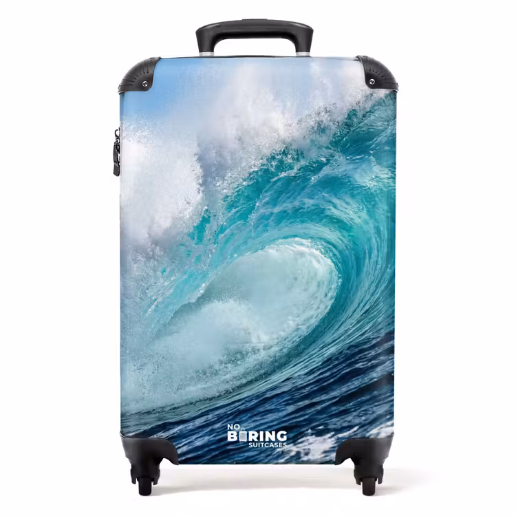 Suitcase - Wave - Ocean - Water - Dynamic - Blue — 1