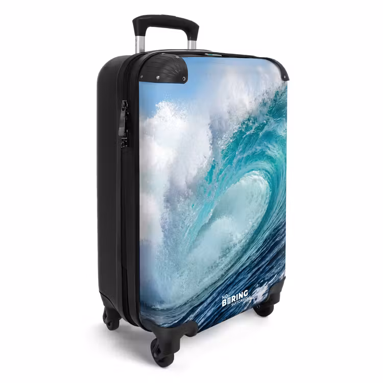 Suitcase - Wave - Ocean - Water - Dynamic - Blue — 2