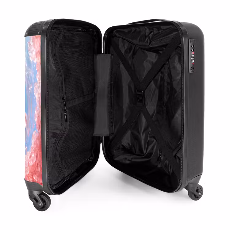 Suitcase - Woman - Drink - Summer - Pink - Blue — 5