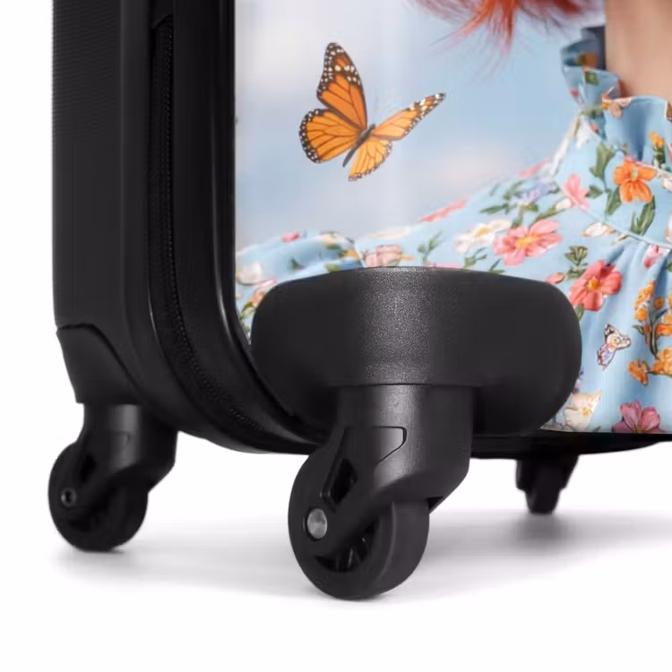 Suitcase - Woman - Flowers - Summer - Portrait - Colorful — 7