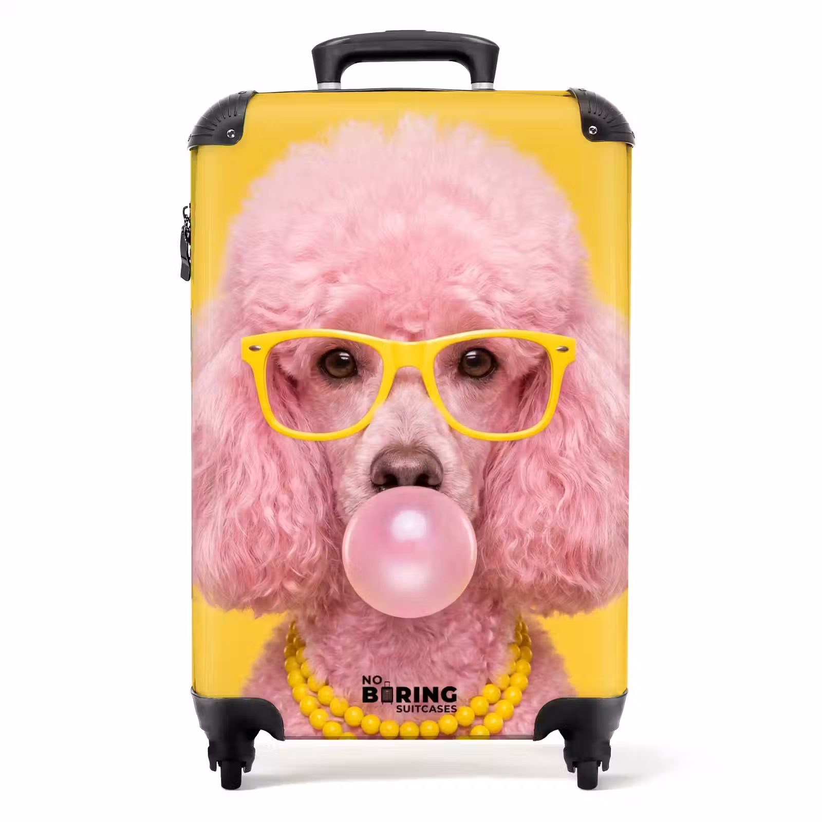 Suitcase - Dog - Chewing Gum - Animals - Modern - Pink — 1