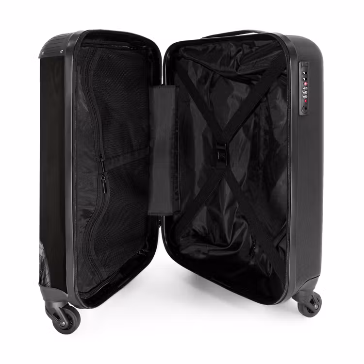 Suitcase - Child - Magnifying Glass - Portrait - Black and White — 5