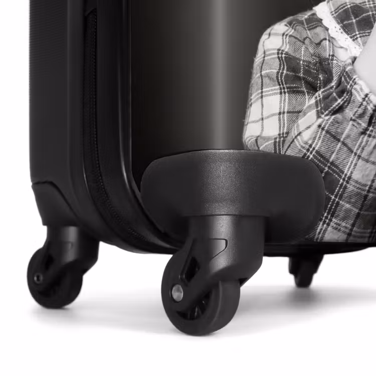 Suitcase - Child - Magnifying Glass - Portrait - Black and White — 7