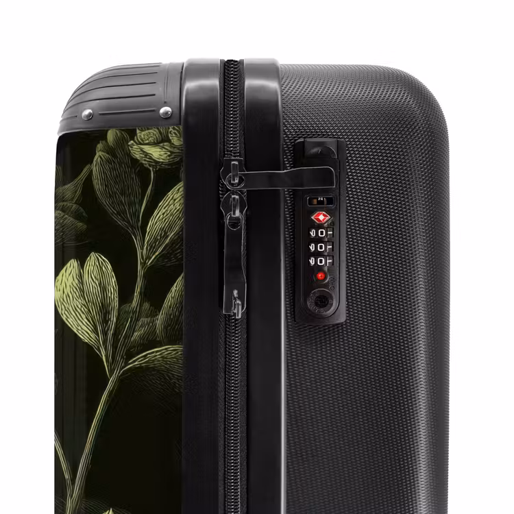 Suitcase - Classic - Dark - Botanical - Plants — 6