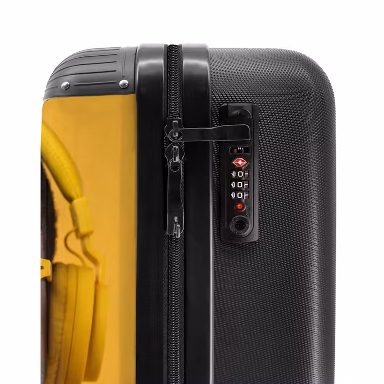 Suitcase - Man - Bubblegum - Portrait - Yellow - Modern — 6