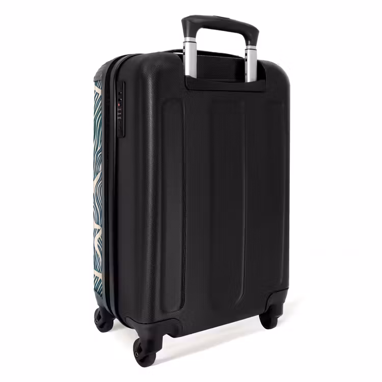 Suitcase - Organic - Blue - Cream - Shells — 4