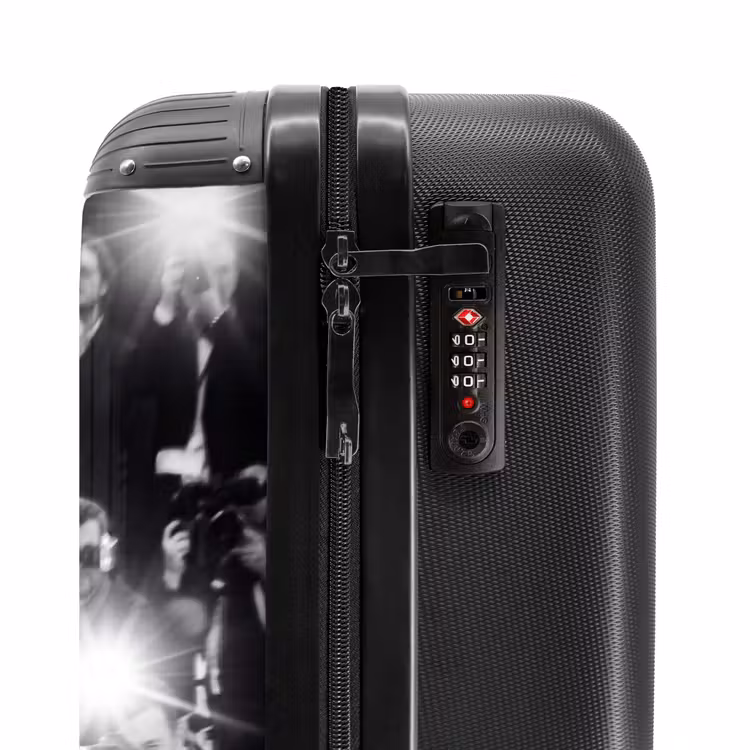 Suitcase - People - Camera - Flash - Black and White - Media — 6
