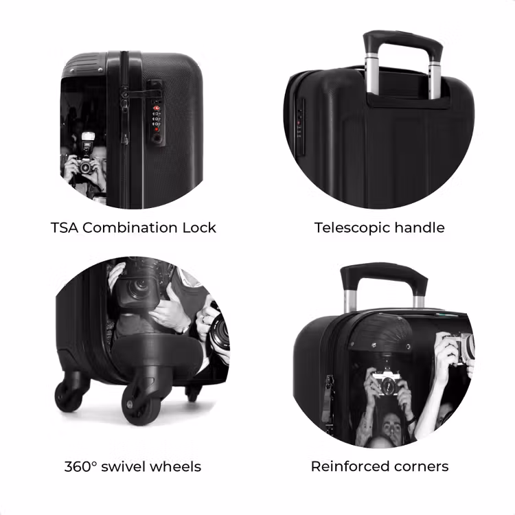 Suitcase - Photographers - Crowd - Flashes - Journalism — 8