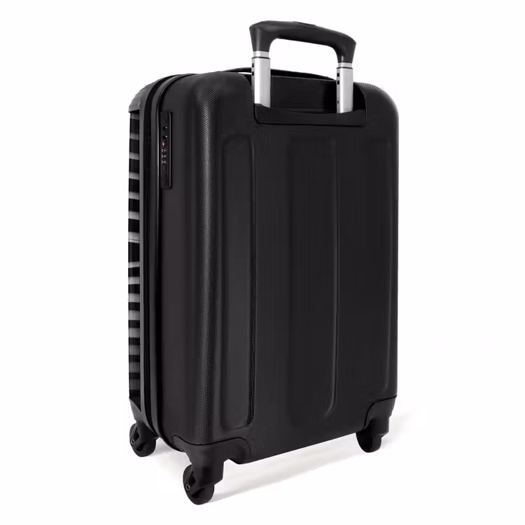 Suitcase - Woman - Blinds - Portrait - Black and White — 4