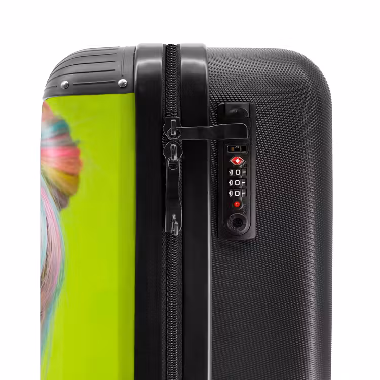 Suitcase - Woman - Colorful Hair - Pop Art - Modern - Vibrant — 6
