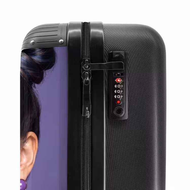 Suitcase - Woman - Portrait - Makeup - Purple - Vibrant — 6