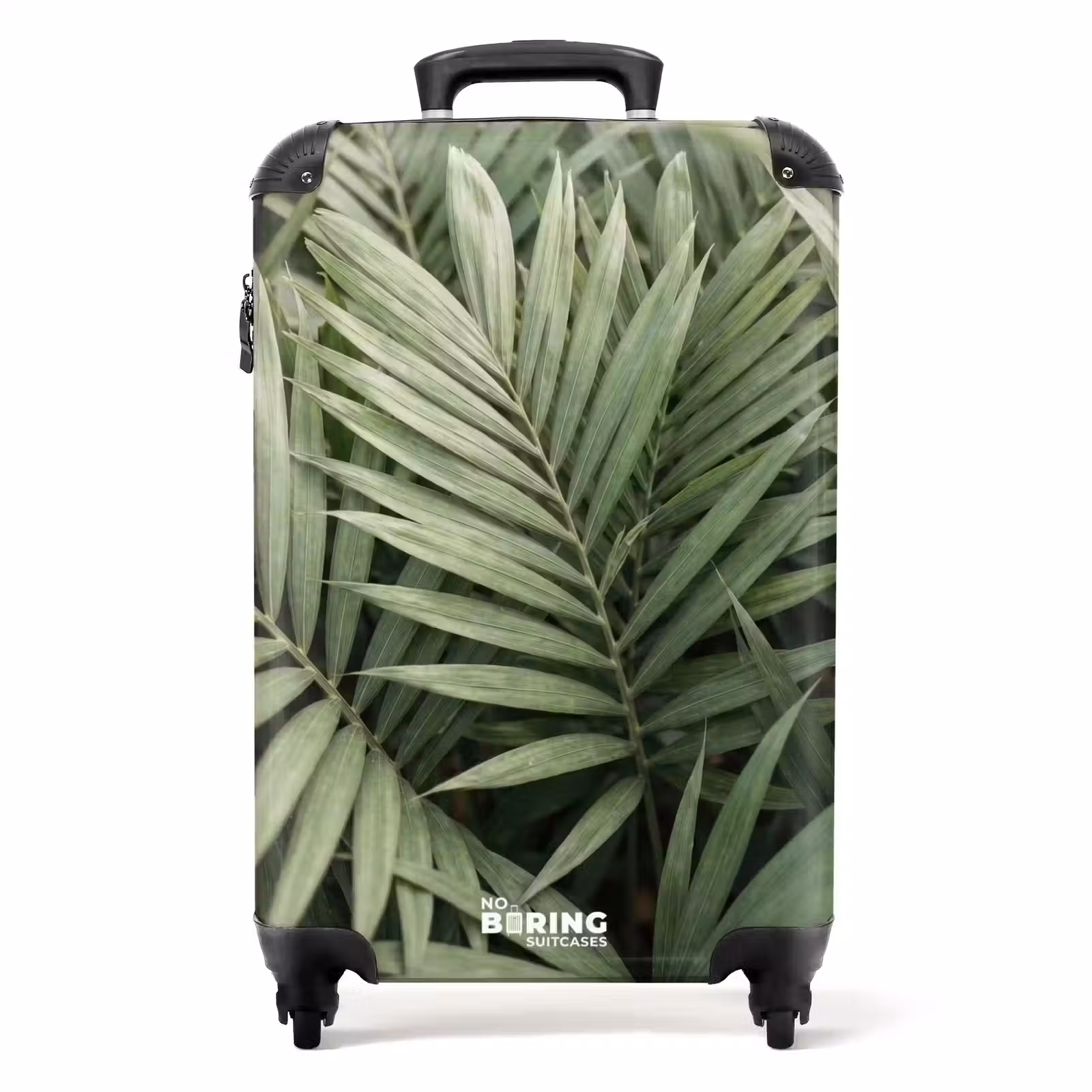 Suitcase - Plant - Palm Leaves - Nature - Green — 1