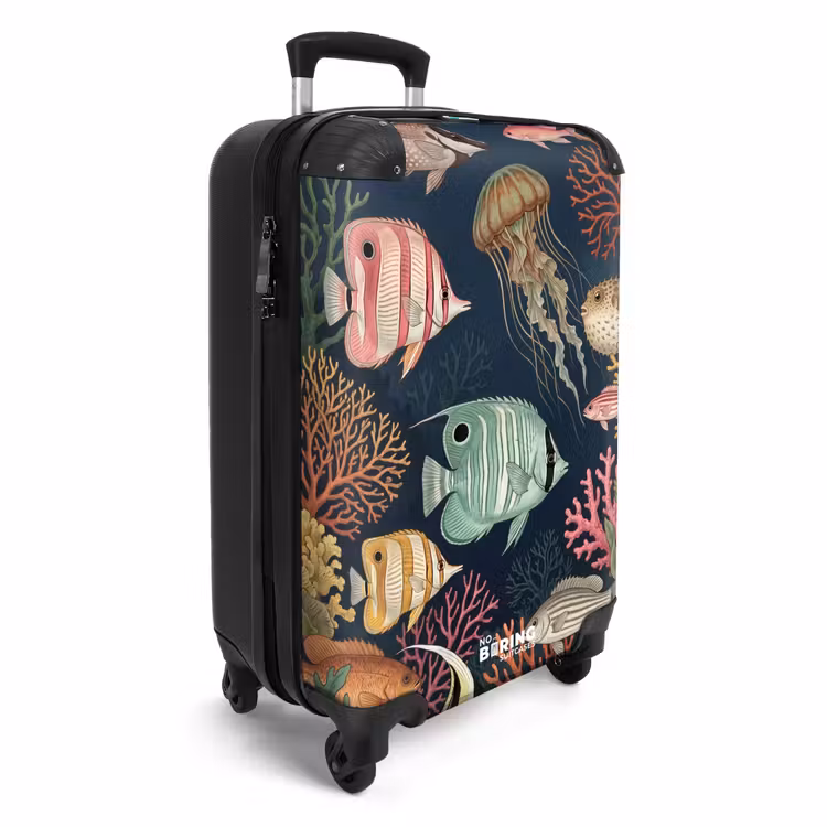 Suitcase - Fish - Coral - Underwater - Illustration — 2