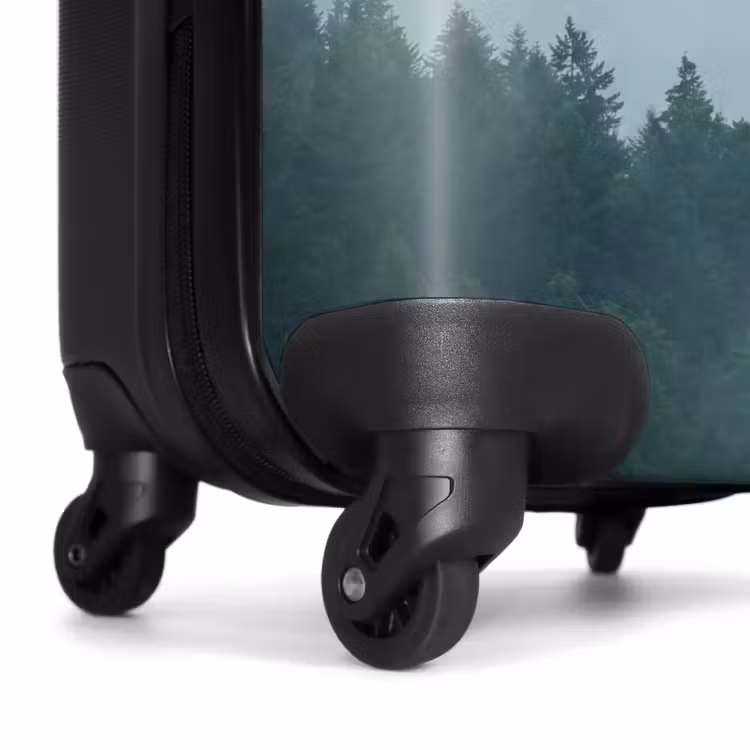 Suitcase - Forest - Fog - Birds - Nature - Green — 7