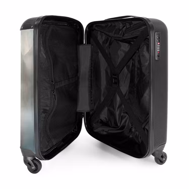 Suitcase - Landscape - Mountains - Fog - Water - Nature — 5
