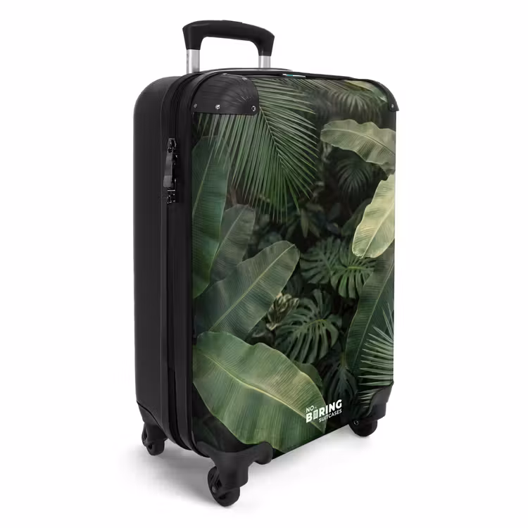 Suitcase - Leaves - Green - Tropical - Nature — 2