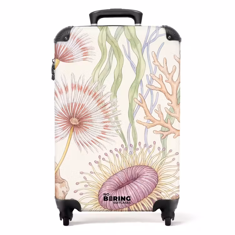 Suitcase - Marine Life - Coral - Underwater - Illustration - Colorful — 1