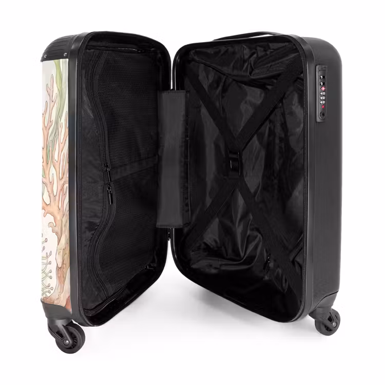 Suitcase - Marine Life - Coral - Underwater - Illustration - Colorful — 5