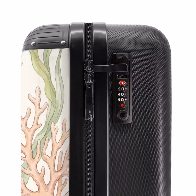Suitcase - Marine Life - Coral - Underwater - Illustration - Colorful — 6
