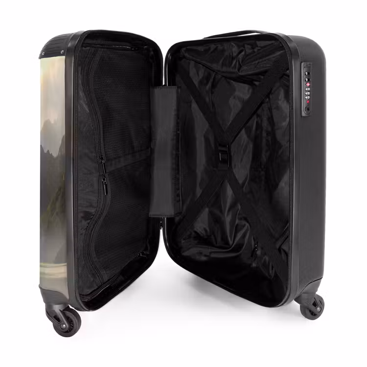 Suitcase - Mountains - Water - Fog - Nature - Landscape — 5