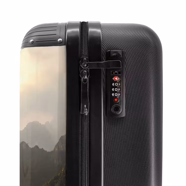 Suitcase - Mountains - Water - Fog - Nature - Landscape — 6