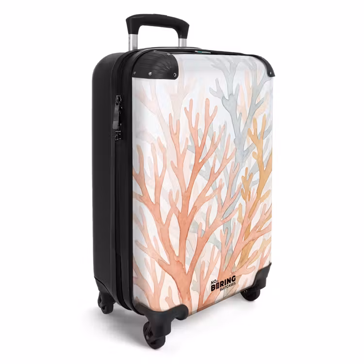 Suitcase - Nature - Abstract - Watercolor - Organic - Warm — 2