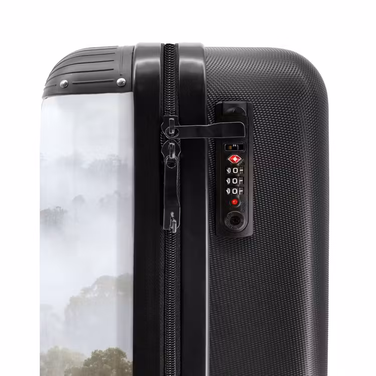 Suitcase - Nature - Fog - Forest - Morning - Gold — 6