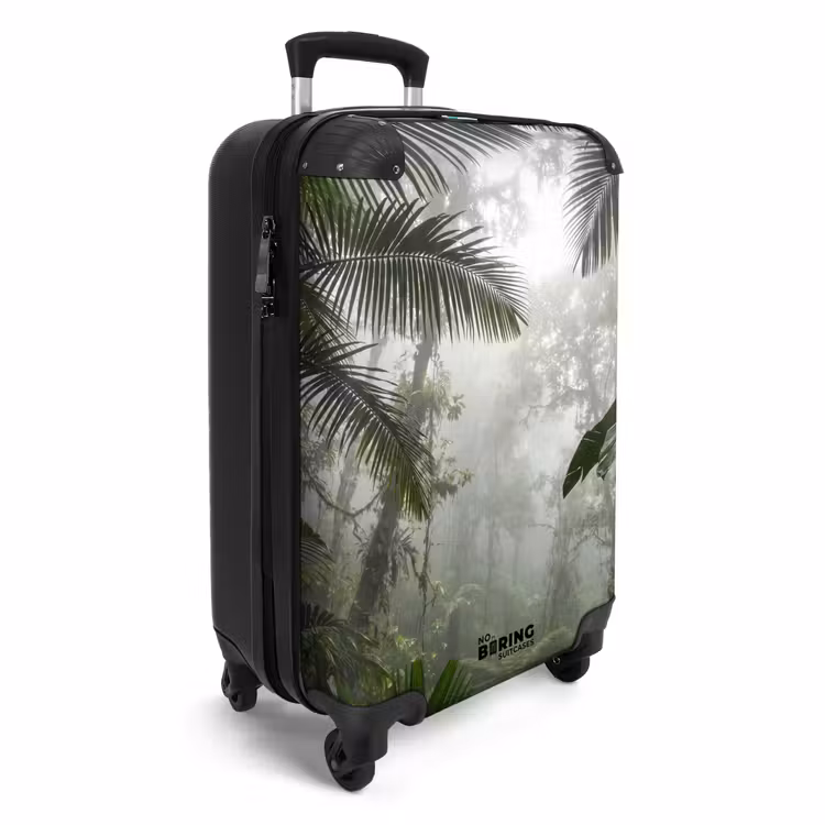 Suitcase - Nature - Jungle - Fog - Green - Leaves — 2