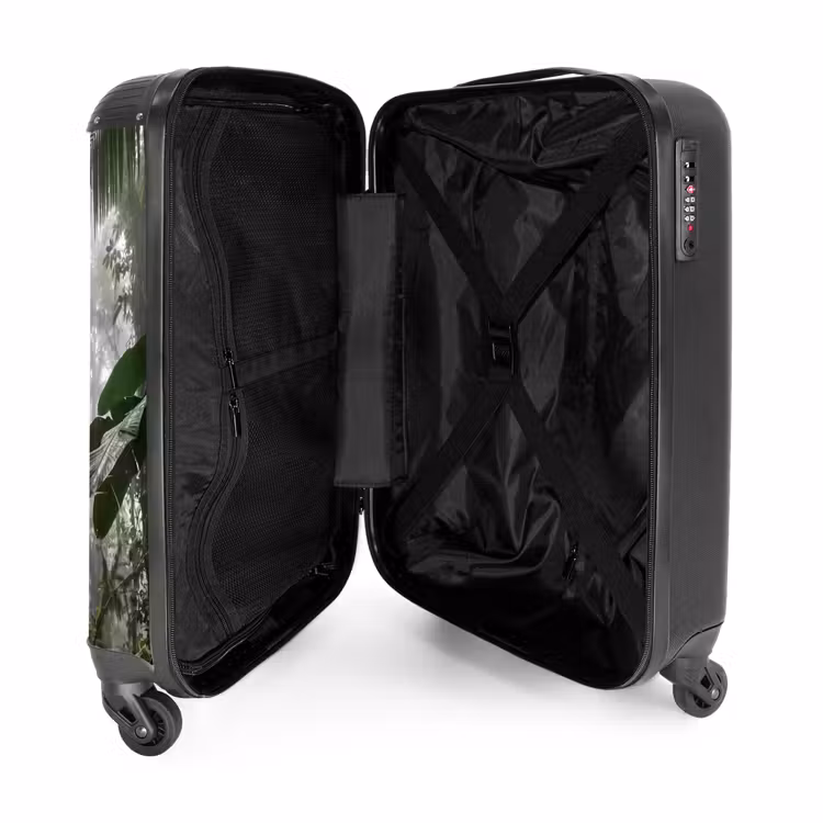 Suitcase - Nature - Jungle - Fog - Green - Leaves — 5