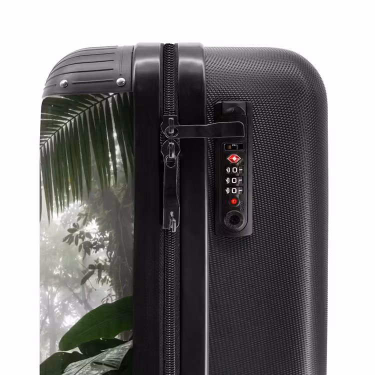 Suitcase - Nature - Jungle - Fog - Green - Leaves — 6