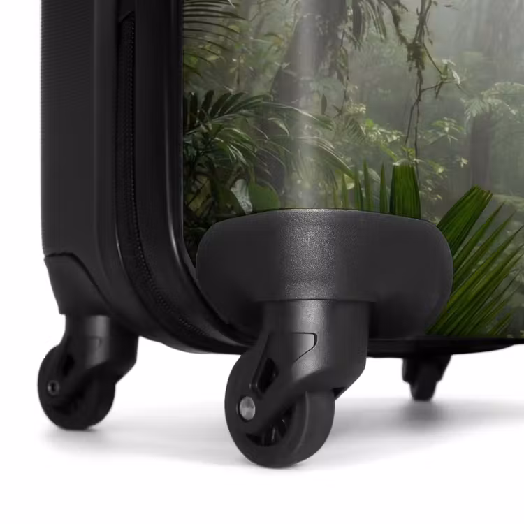 Suitcase - Nature - Jungle - Fog - Green - Leaves — 7