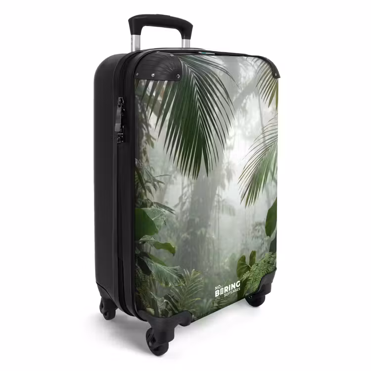 Suitcase - Nature - Jungle - Fog - Tropical - Green — 2