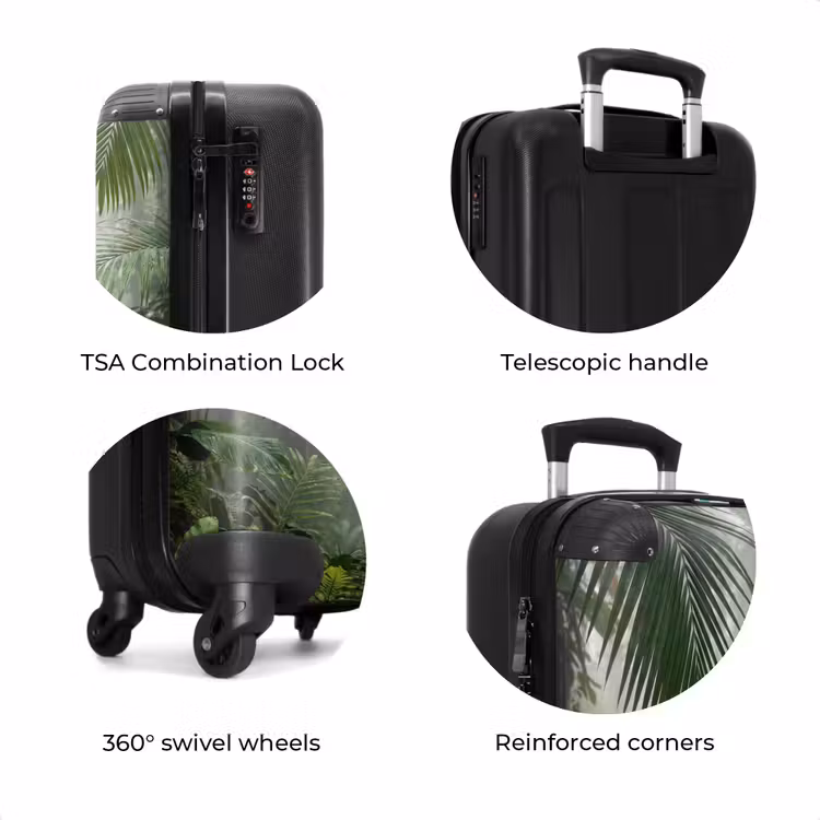Suitcase - Nature - Jungle - Fog - Tropical - Green — 8