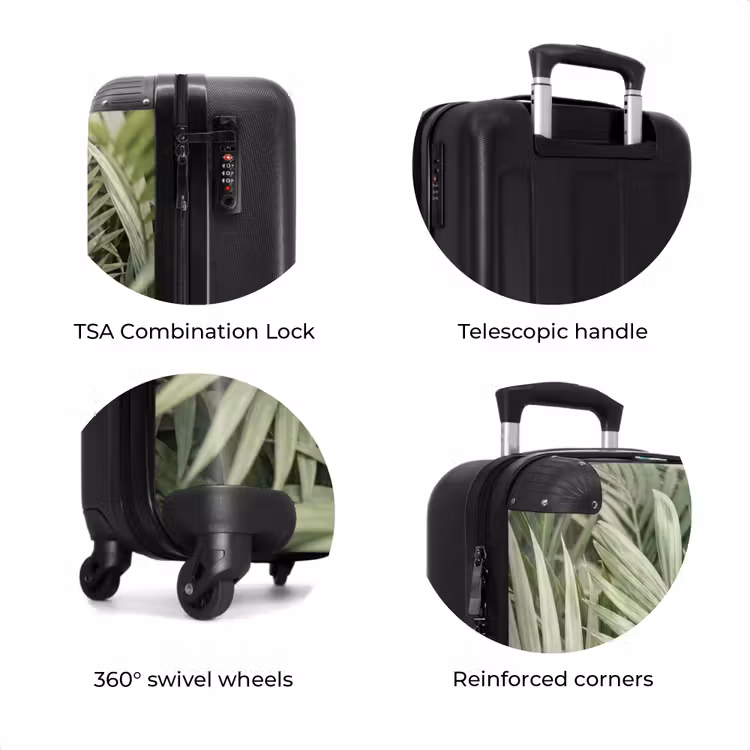 Suitcase - Plant - Palm Leaves - Nature - Green — 8