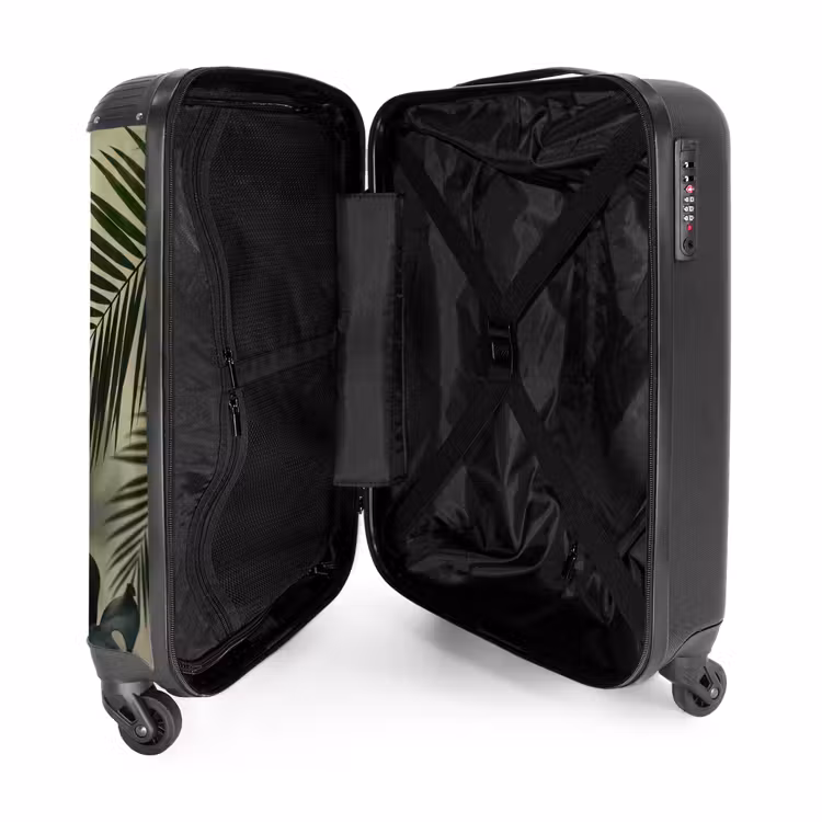 Suitcase - Plants - Leaves - Shadows - Green - Modern — 5