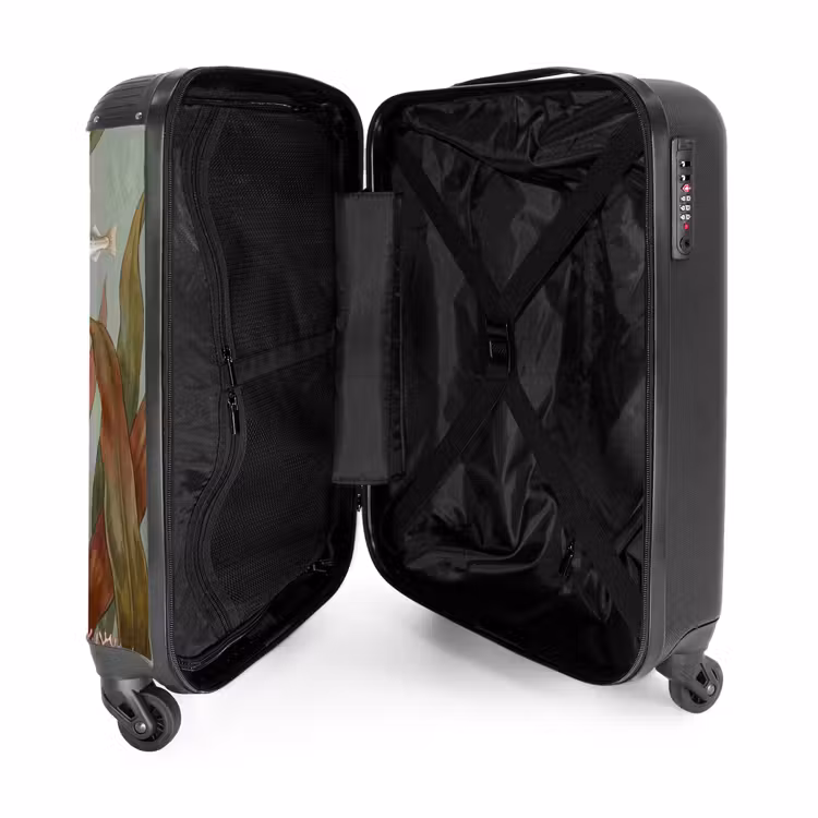 Suitcase - Underwater - Plants - Fish - Vintage - Green — 5