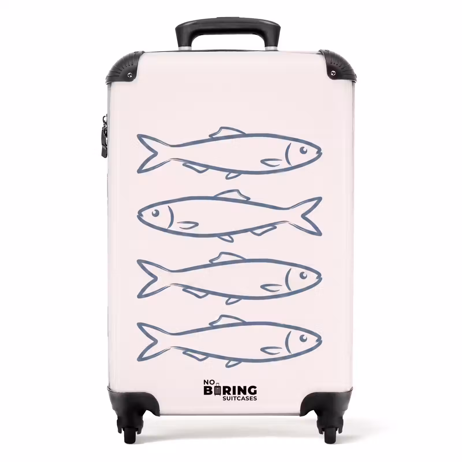 Suitcase - Fish - Four - Animals - Abstract - Blue — 1