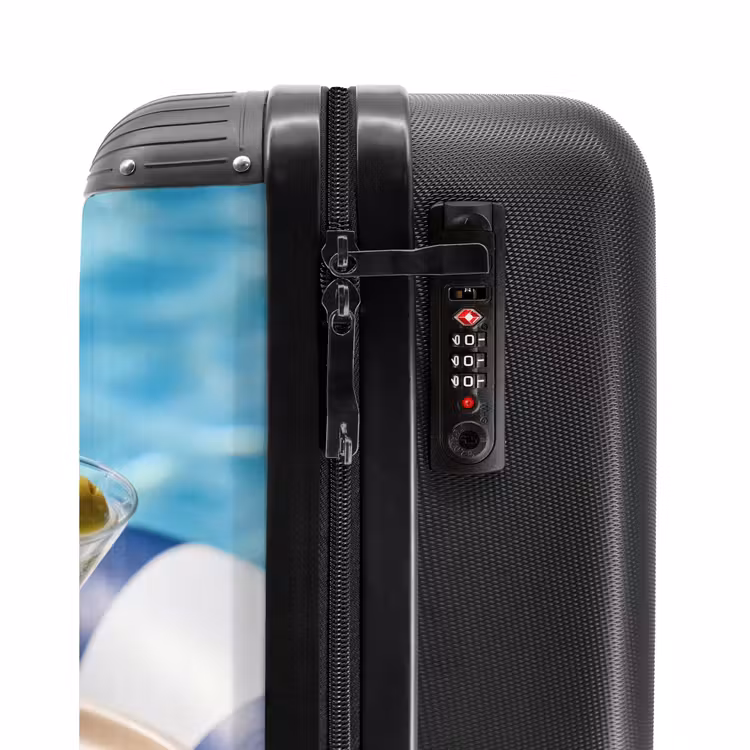 Suitcase - Cocktail - Swimming Pool - Summer - Blue — 6