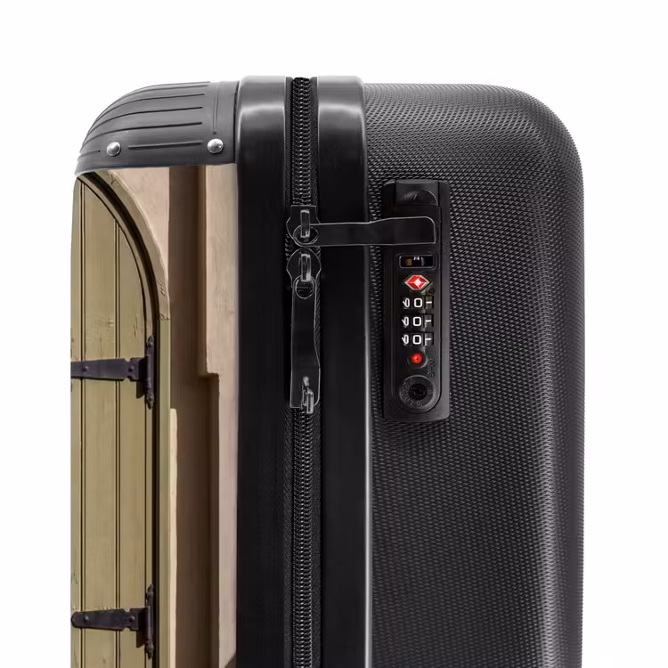 Suitcase - Door - Wood - Architecture - Greenery - Rustic — 6