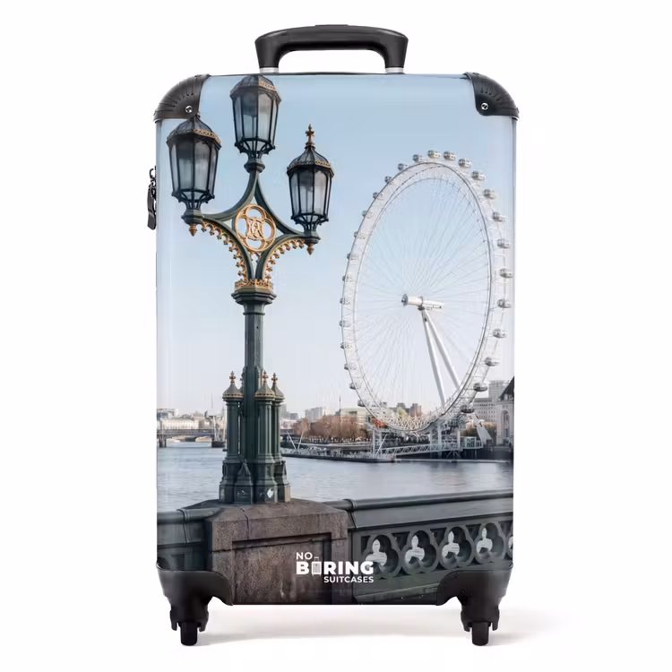Suitcase - Ferris Wheel - London - City - Architecture - Bridge — 1