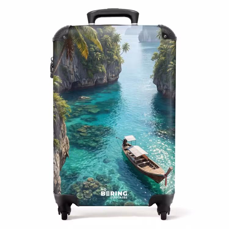 Suitcase - Island - Tropical - Water - Palm Trees - Nature — 1