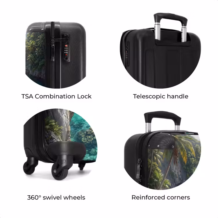 Suitcase - Island - Tropical - Water - Palm Trees - Nature — 8