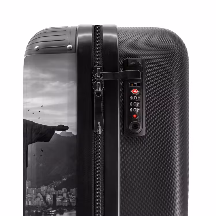 Suitcase - Monument - Cityscape - Landscape - Black - White — 6