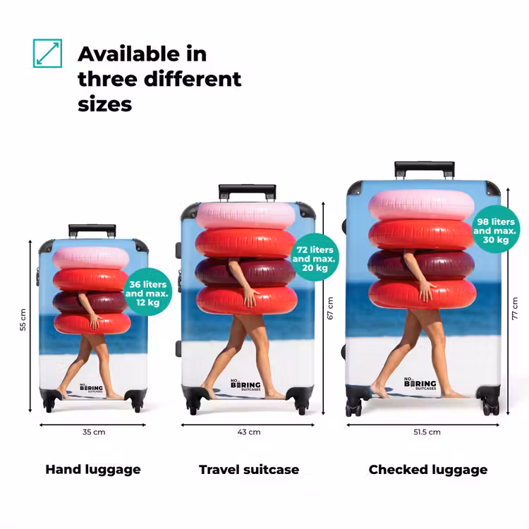 Suitcase - People - Beach - Summer - Recreation - Colorful — 1