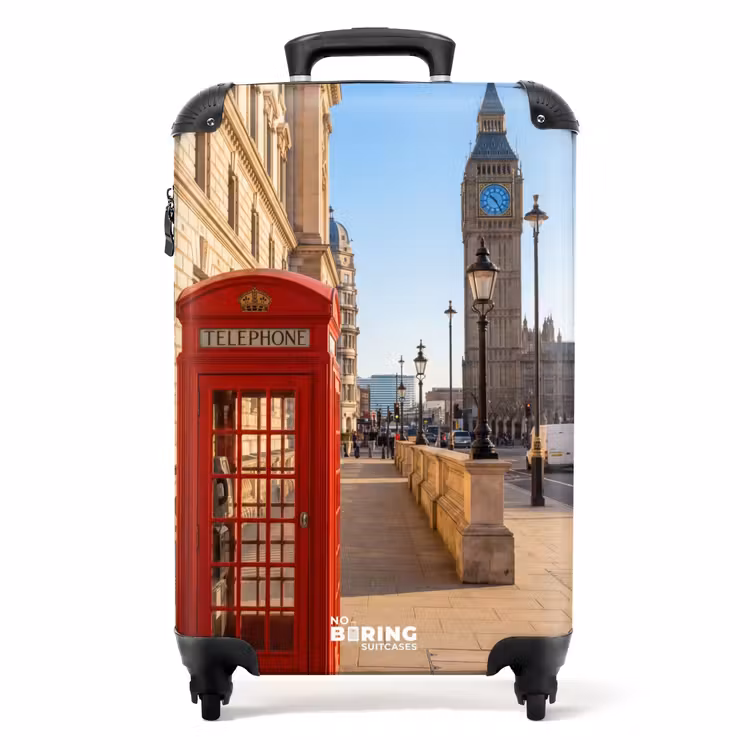 Suitcase - Phone Booth - Red - London - City - Architecture — 1