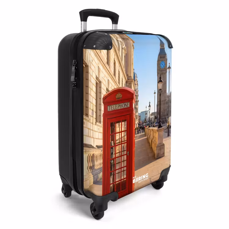 Suitcase - Phone Booth - Red - London - City - Architecture — 2