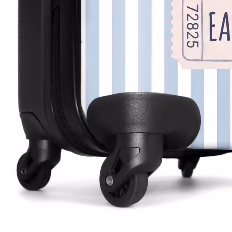 Suitcase - Shell - Ocean - Coast - Blue - Illustration — 7